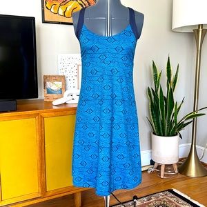 Patagonia Morning Glory Blue Knee Length Dress Size S
